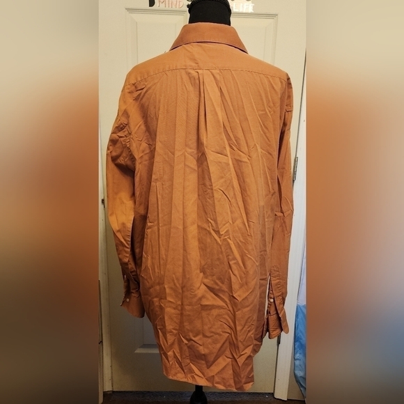 Men's Giorgio Brutini rust color Long Sleeve Button Down Shirt sz xl - Picture 3 of 5